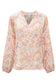 Yellow Floral Print Top