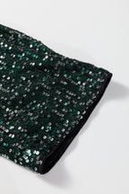Evergreen Glitter Sequin Blazer