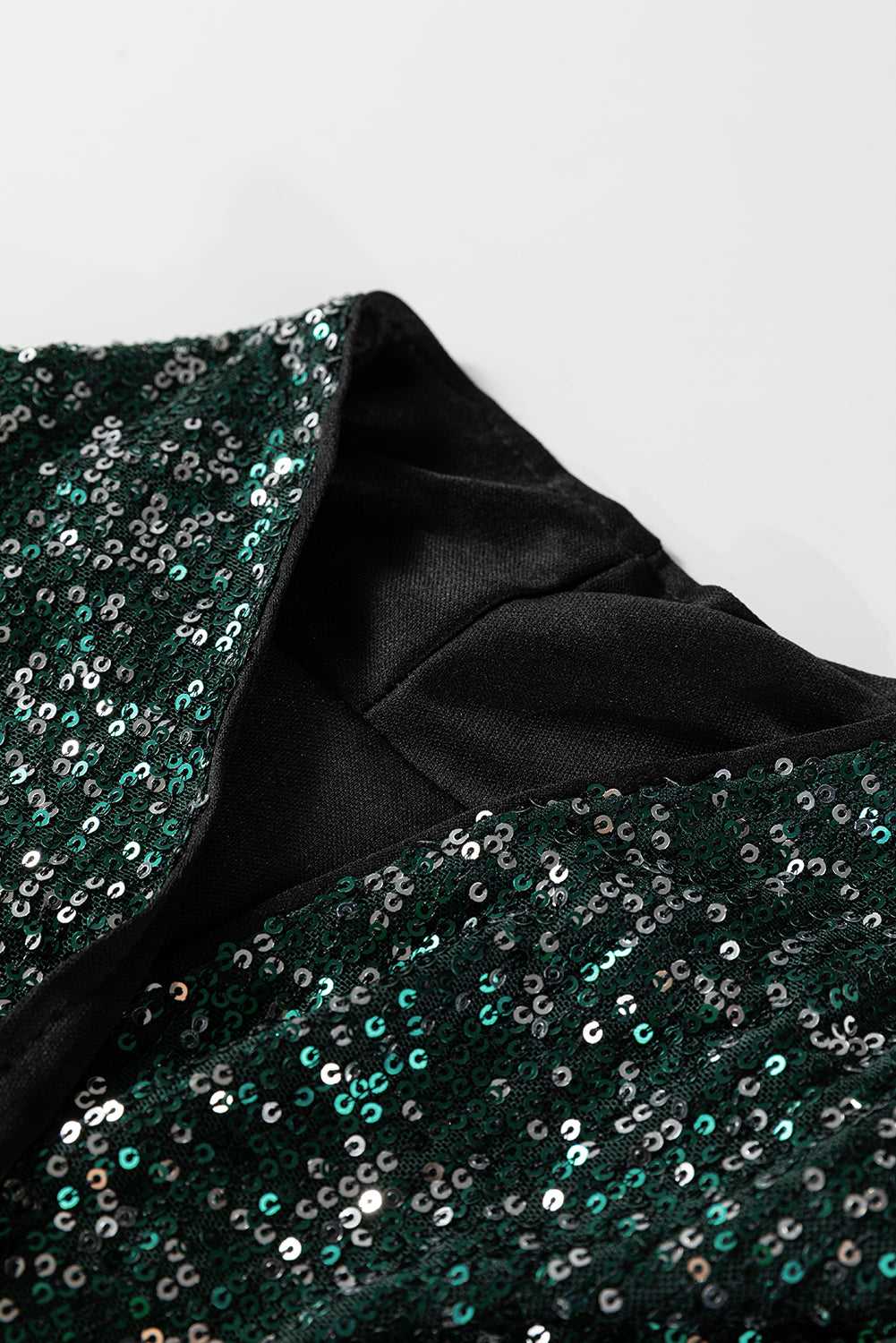 Evergreen Glitter Sequin Blazer
