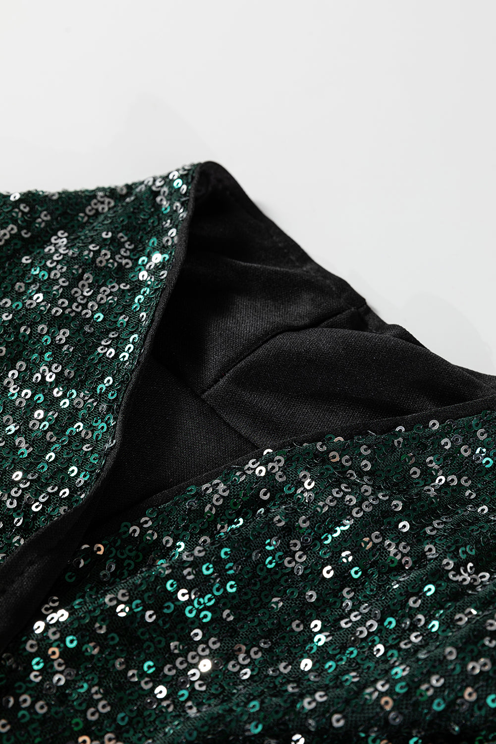 Evergreen Glitter Sequin Blazer