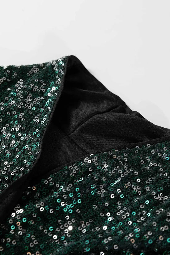 Women’s evergreen glitter sequin blazer | fashionfitz