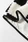 CozyCheck Sherpa Vest – Classic Black & White