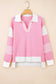 Pink Polo Knit Jumper