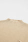 Ribbed Knit Short Sleeve Sweater – Soft & Stylish
