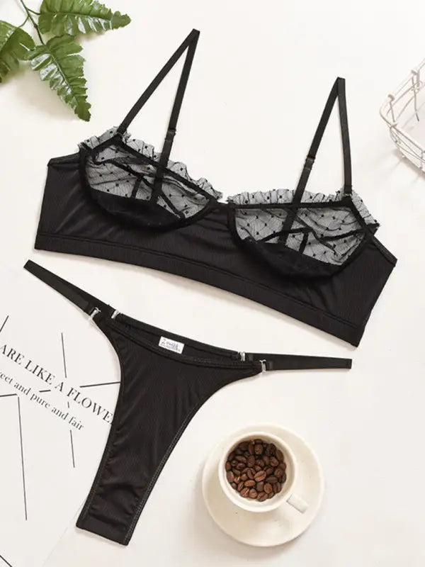 About time 2 piece set - lingerie - sets