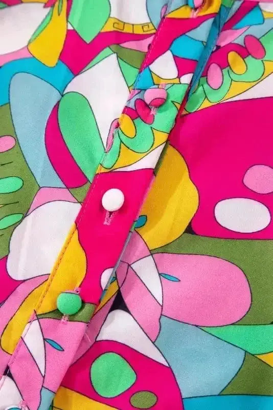 Mini Dresses Abstract Elegance Mini Dress