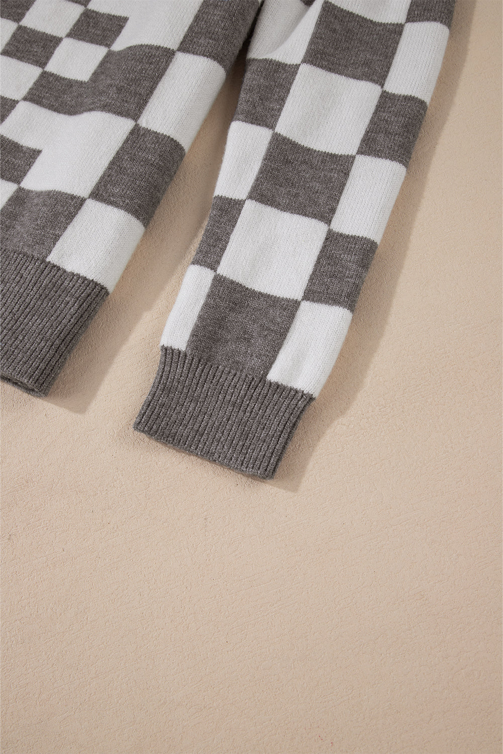 Smoky Plaid Soft Knit Jumper