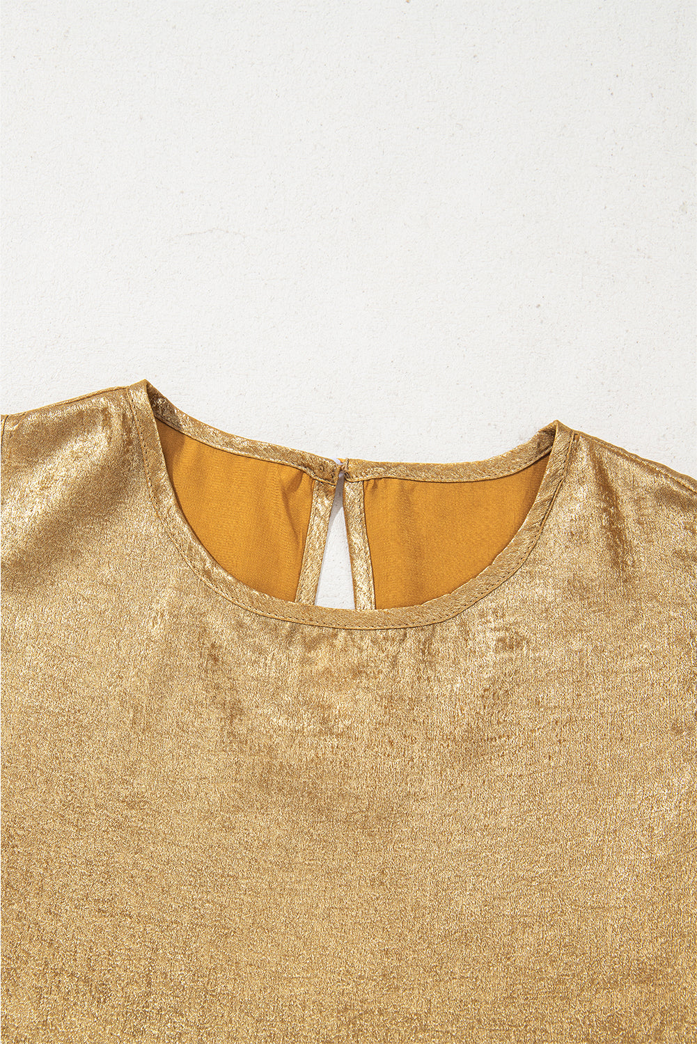 Gold Metal Tank Top