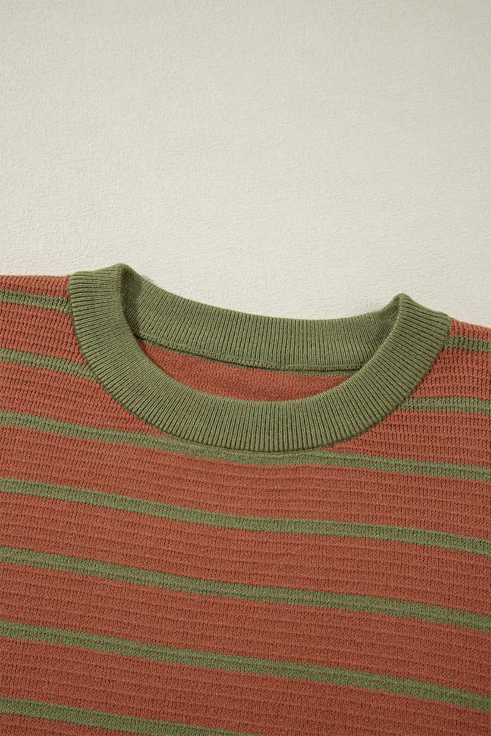 Stripe Hug Loose Fit Sweater