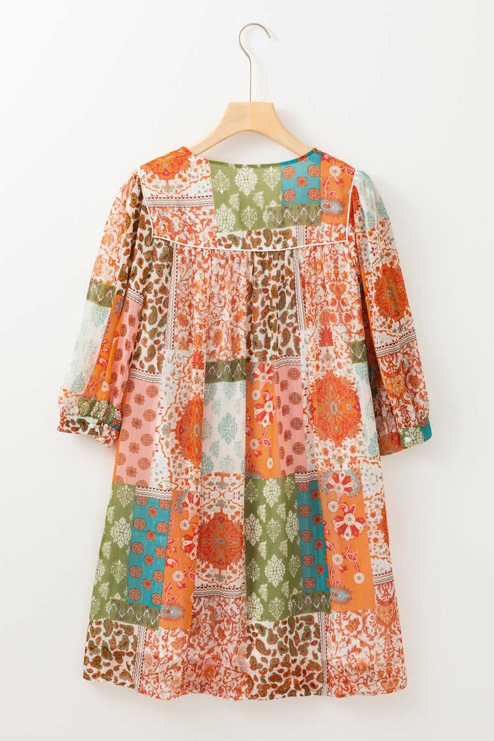 Paisley Breeze Chiffon Dress