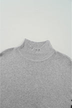 Leopard High Neck Oversized Sweater