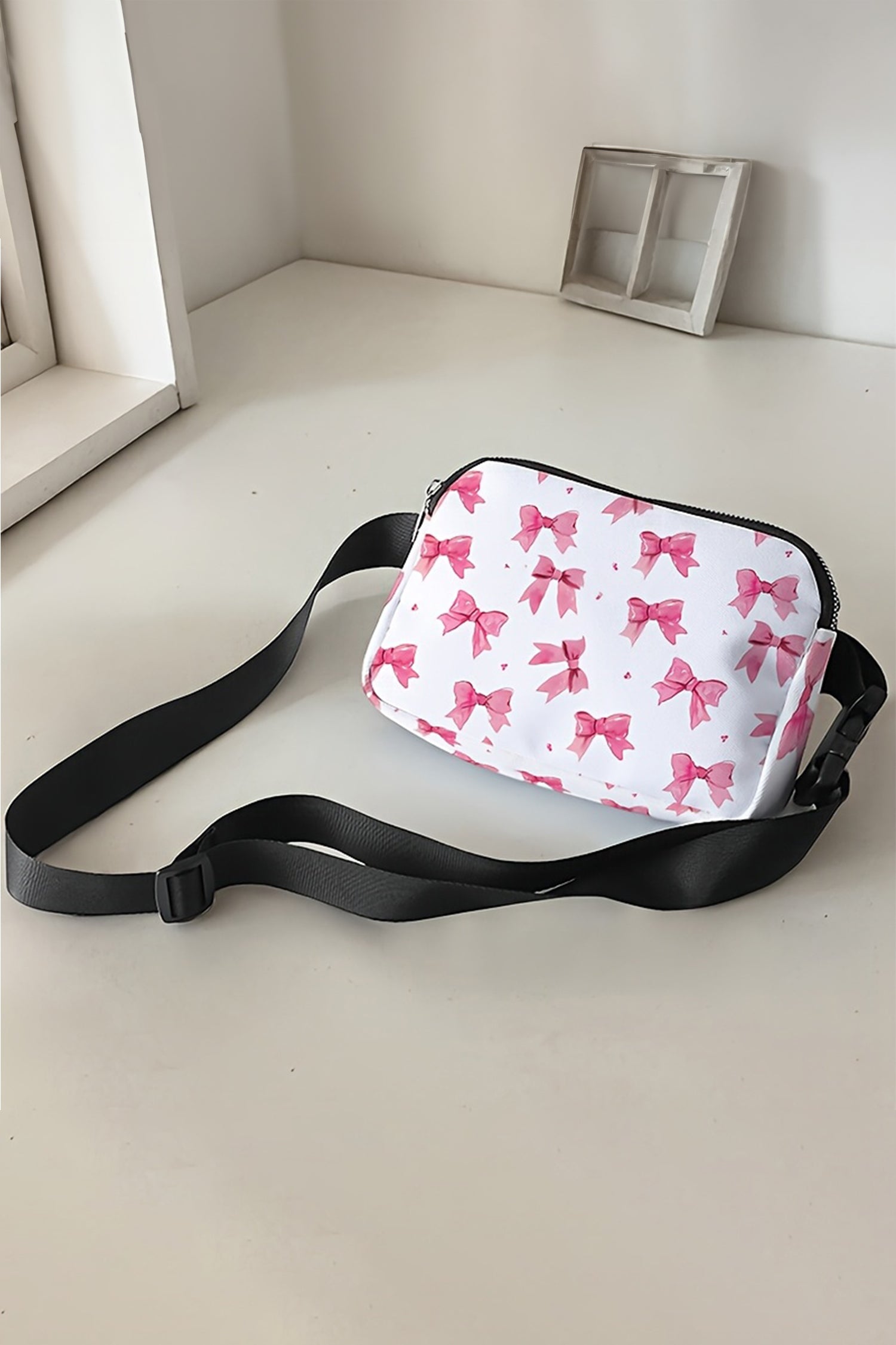 Valentine's Day Print Canvas Crossbody Bag Women UK