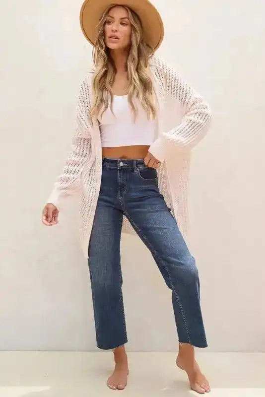 Airy Chic Crochet Cardigan - Fashionfitz