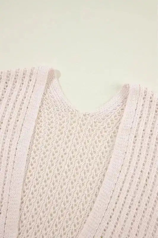 Airy Chic Crochet Cardigan - Fashionfitz