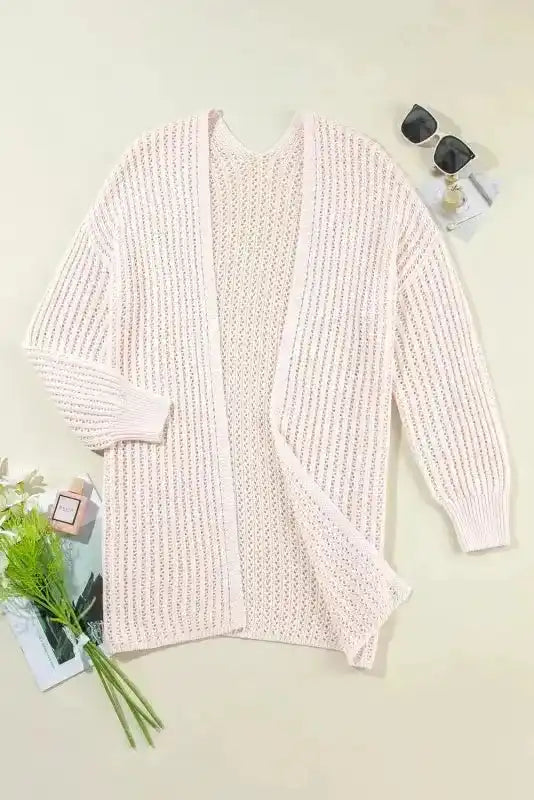 Airy Chic Crochet Cardigan - Fashionfitz