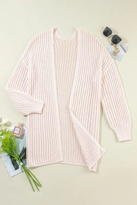 Airy chic crochet cardigan - cardigans