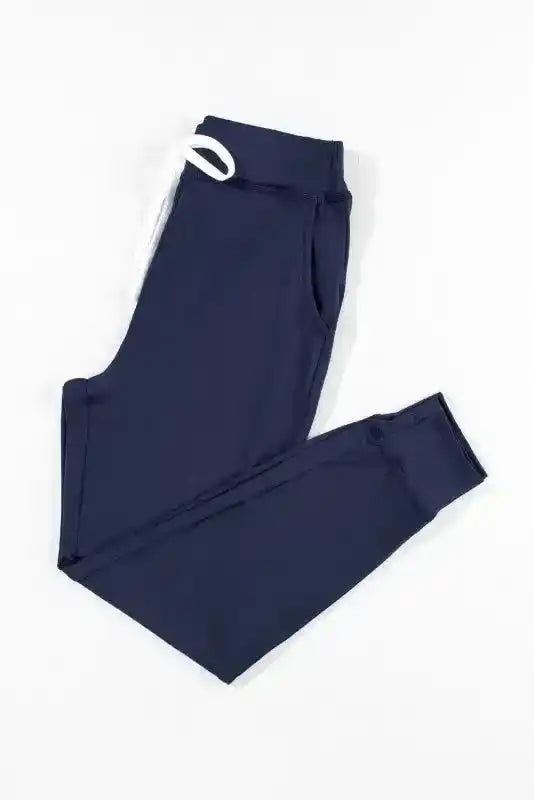 Aisha Drawstring Waist Joggers - Fashionfitz