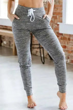 Aisha Drawstring Waist Joggers - Fashionfitz
