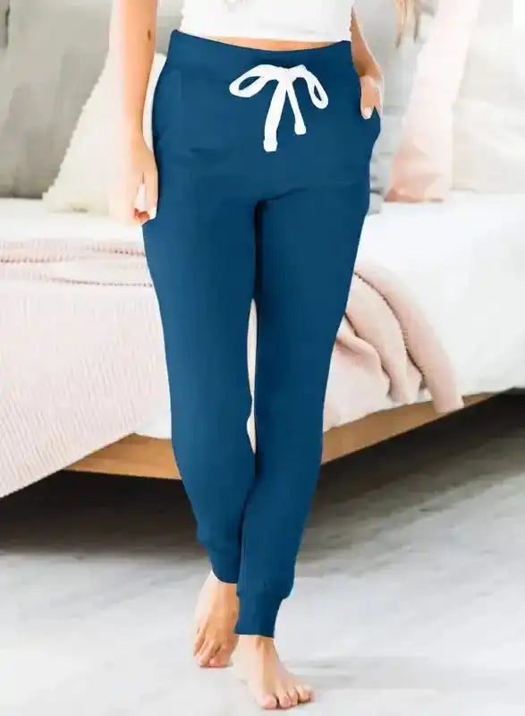 Aisha Drawstring Waist Joggers - Fashionfitz