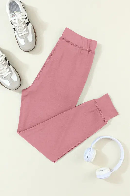 Aisha drawstring waist joggers - bottoms/pants & culotte