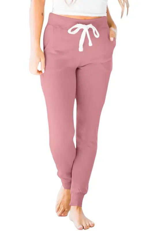 Aisha drawstring waist joggers - bottoms/pants & culotte