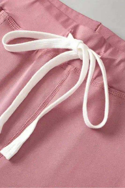 Aisha Drawstring Waist Joggers - Fashionfitz