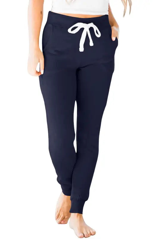 Aisha drawstring waist joggers - bottoms/pants & culotte