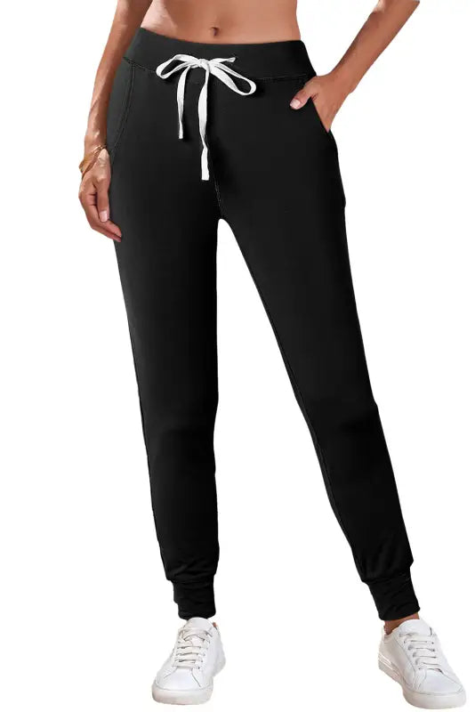 Aisha drawstring waist joggers - bottoms/pants & culotte