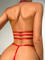 All Hearts Garter Lingerie Set - Fashionfitz