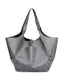 All i need pu tote bag - grey / f - shoulder bags