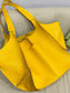 All i need pu tote bag - yellow / f - shoulder bags