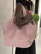 All I Need PU Tote Bag - Fashionfitz