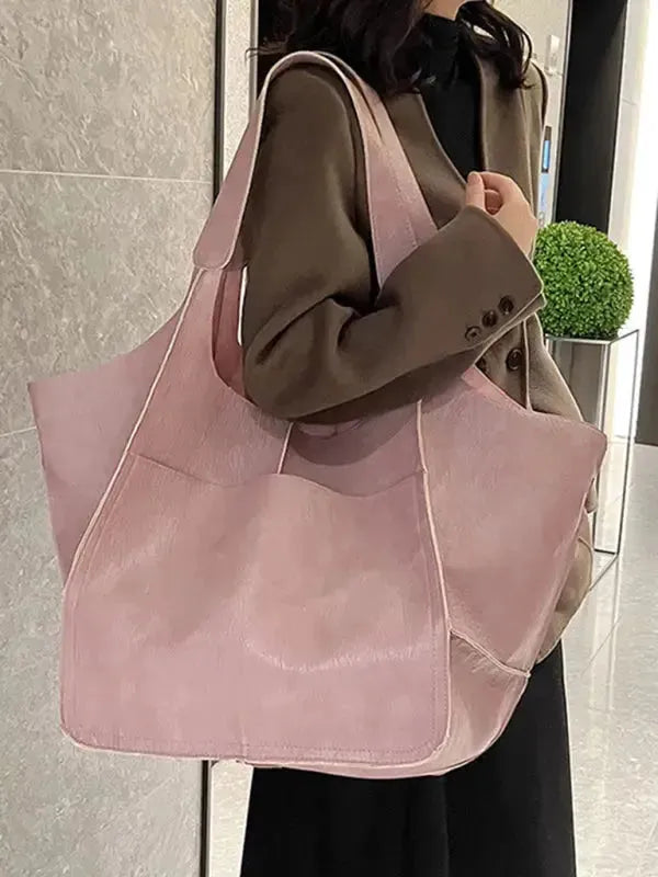 All I Need PU Tote Bag - Fashionfitz
