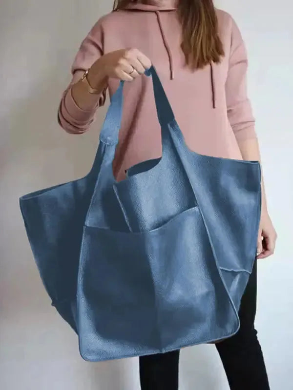 All I Need PU Tote Bag - Fashionfitz