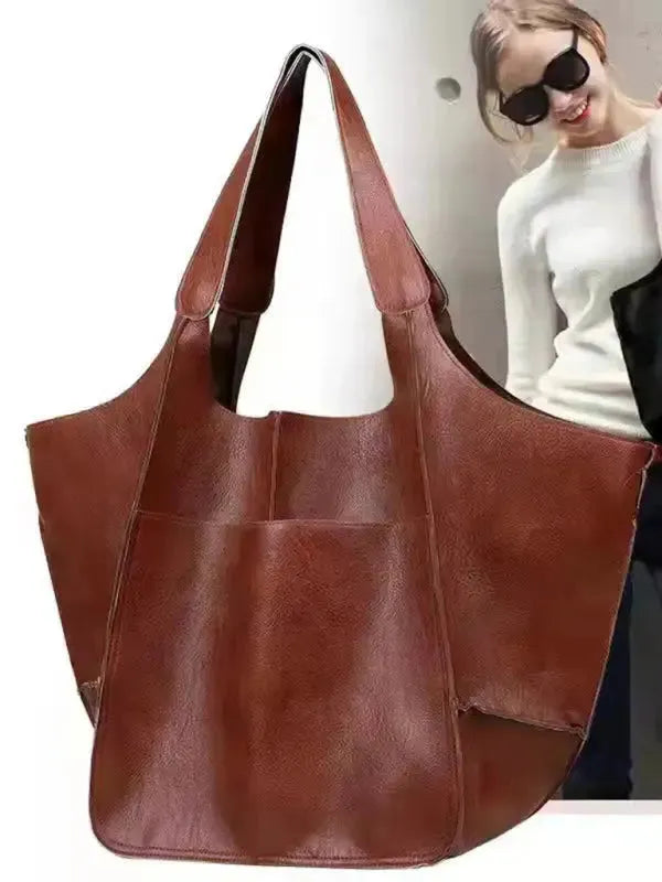All I Need PU Tote Bag - Fashionfitz