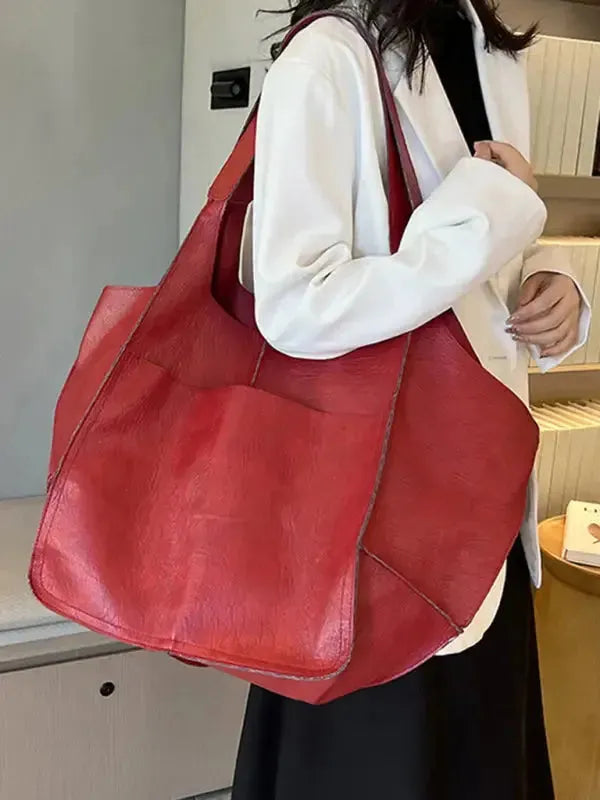 All I Need PU Tote Bag - Fashionfitz