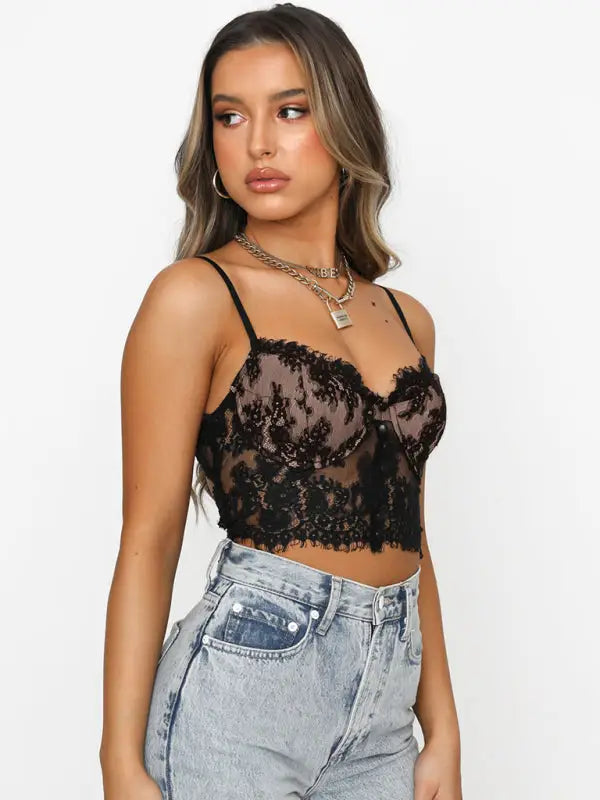 Allure lace cami bralette - bralettes