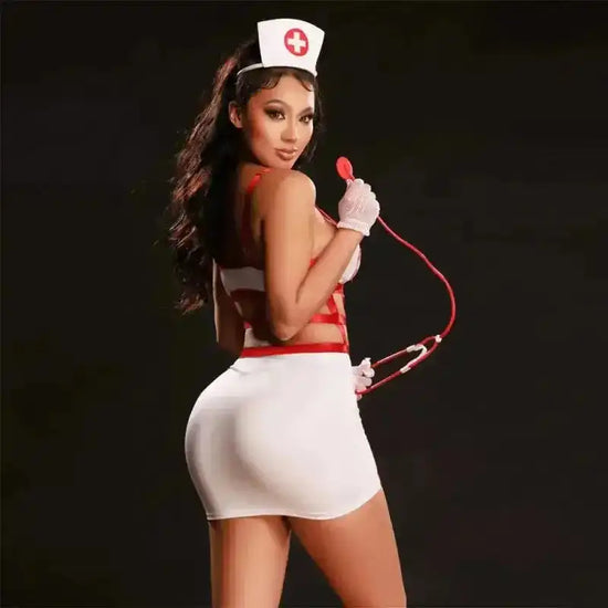 Alluring Nurse Lingerie Ensemble - Fashionfitz
