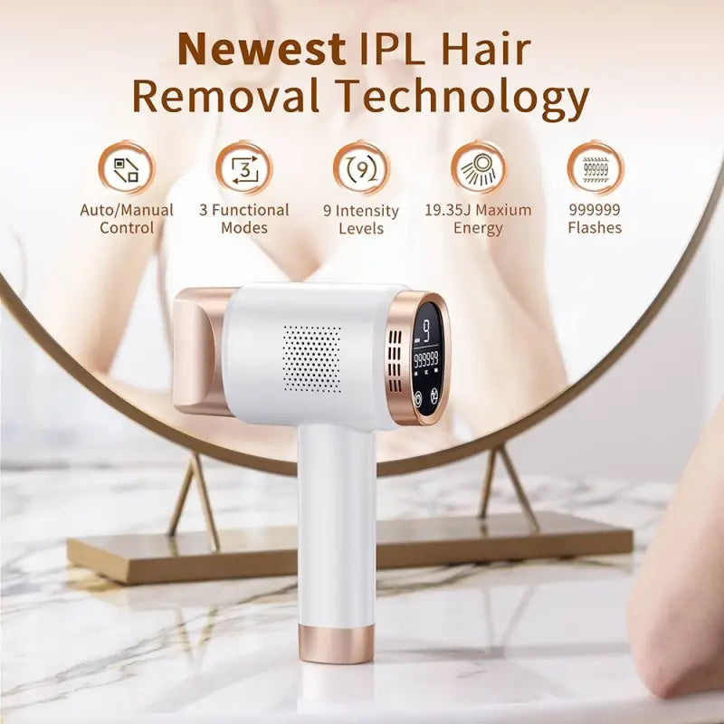 Aminzer ipl laser hair removal 999,999 flashes 3 in 1 epilator - laser hair removal