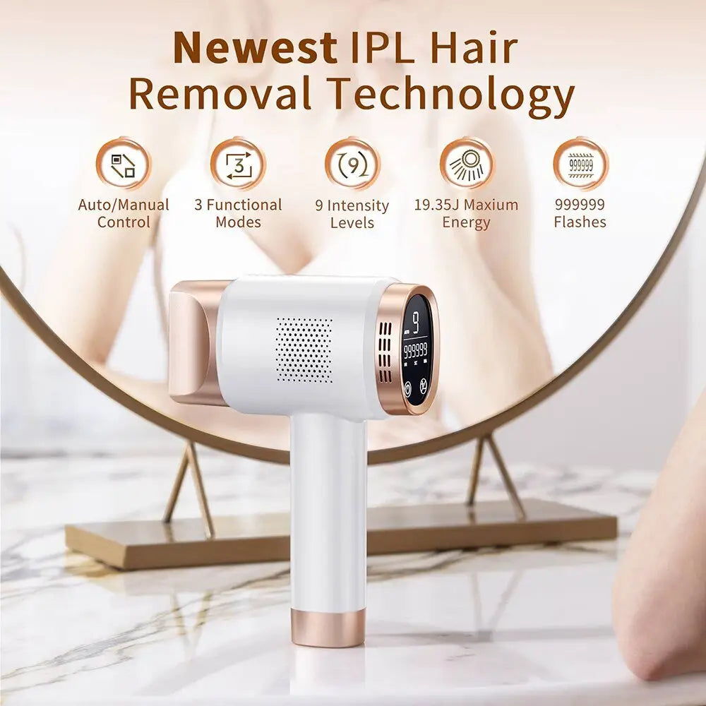 Aminzer ipl laser hair removal 999,999 flashes 3 in 1 epilator - laser hair removal