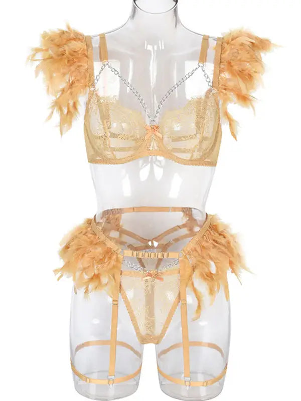 Angel in disguise 4-piece cosplay lingerie set