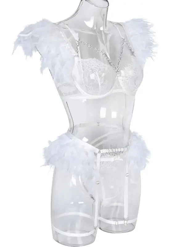 Angel in disguise 4-piece cosplay lingerie set