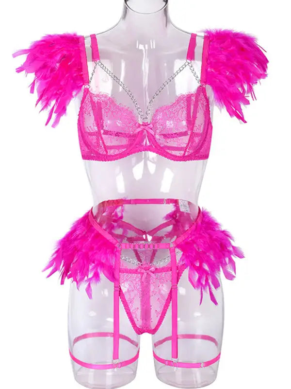 Angel in disguise 4-piece cosplay lingerie set