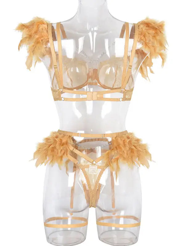 Angel in disguise 4-piece cosplay lingerie set