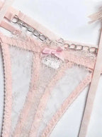 Angel In Disguise 4-Piece Cosplay Lingerie Set - Fashionfitz