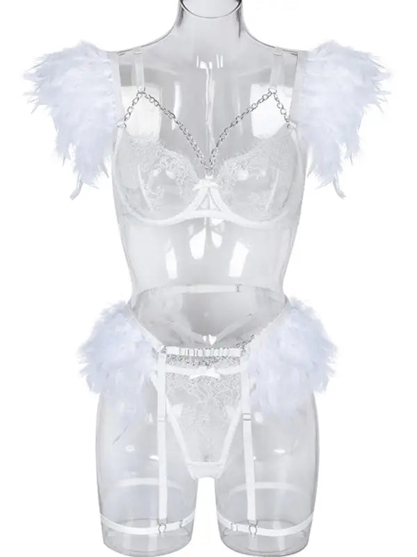 Angel in disguise 4-piece cosplay lingerie set