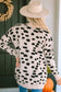 Animal print open front cardigan - cardigans