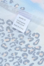 Animal Watercolor Mixed Print Loose Top - Fashionfitz