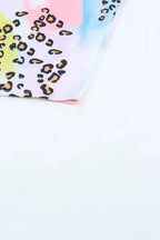 Animal Watercolor Mixed Print Loose Top - Fashionfitz