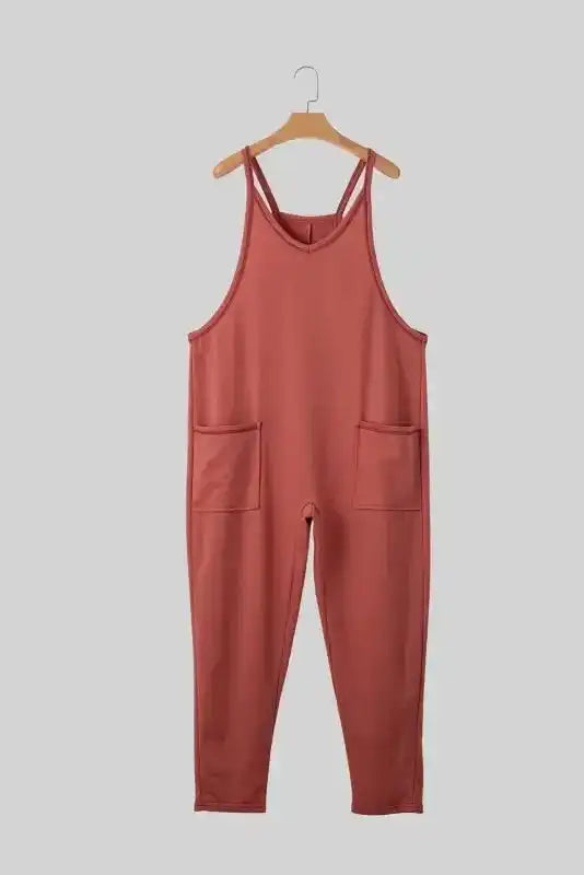 Apricot Harem Pants Jumpsuit - Fashionfitz